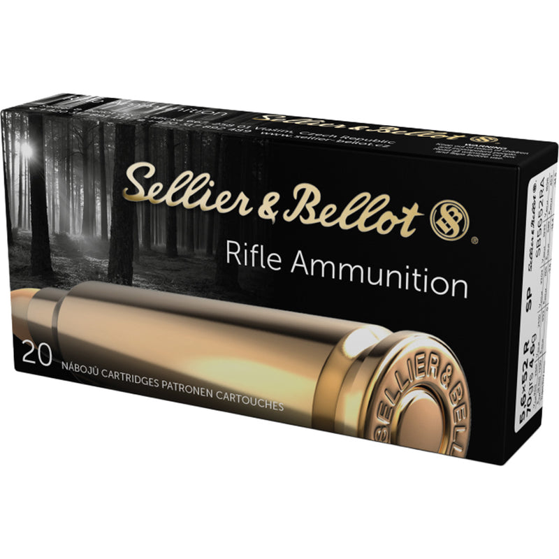 Sellier & Bellot Rifle Ammo 5.6x52R 70gr SP 20rd.