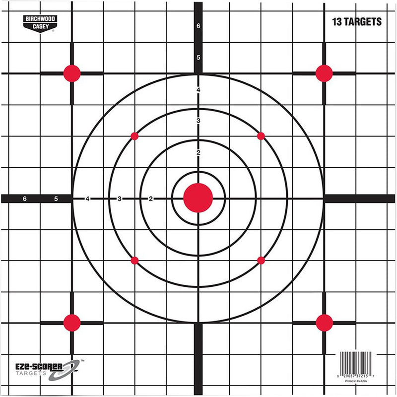Birchwood Casey EZE-Scorer Target Sight-In 12 in. 13 pk.