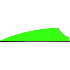 Q2i Fusion X-II Vanes Neon Green 2.5 in. 100 pk.