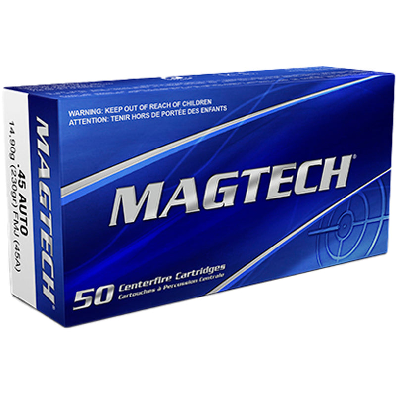 Magtech Pistol Ammo 45 Auto 230 gr. FMJ 50 rd.