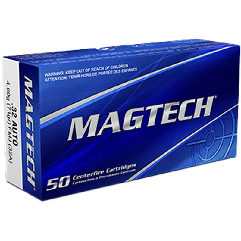 Magtech Pistol Ammo 32 Auto 71 gr. FMJ 50 rd.