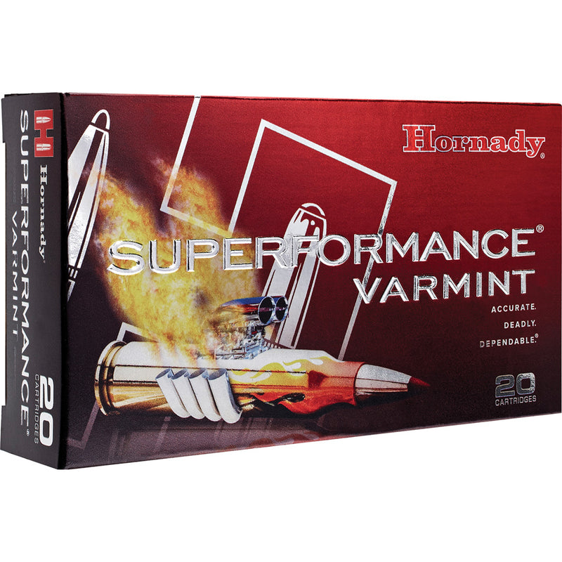 Hornady Superformance Varmint Rifle Ammo 222 Rem 50 gr. V-Max 20 rd.