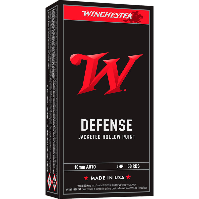 Winchester USA Personal Protection Pistol Ammo 10mm. 180 gr. JHP 50 rd.