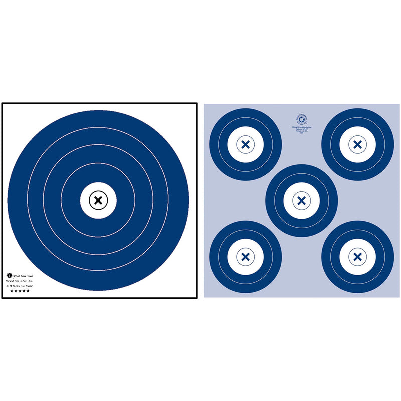 Maple NFAA Dual 1-Spot/5-Spot Target 25 pk.