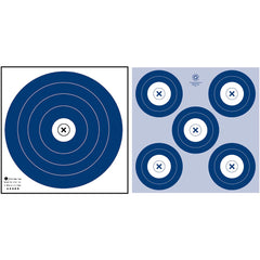 Maple NFAA Dual 1-Spot/5-Spot Target 25 pk.
