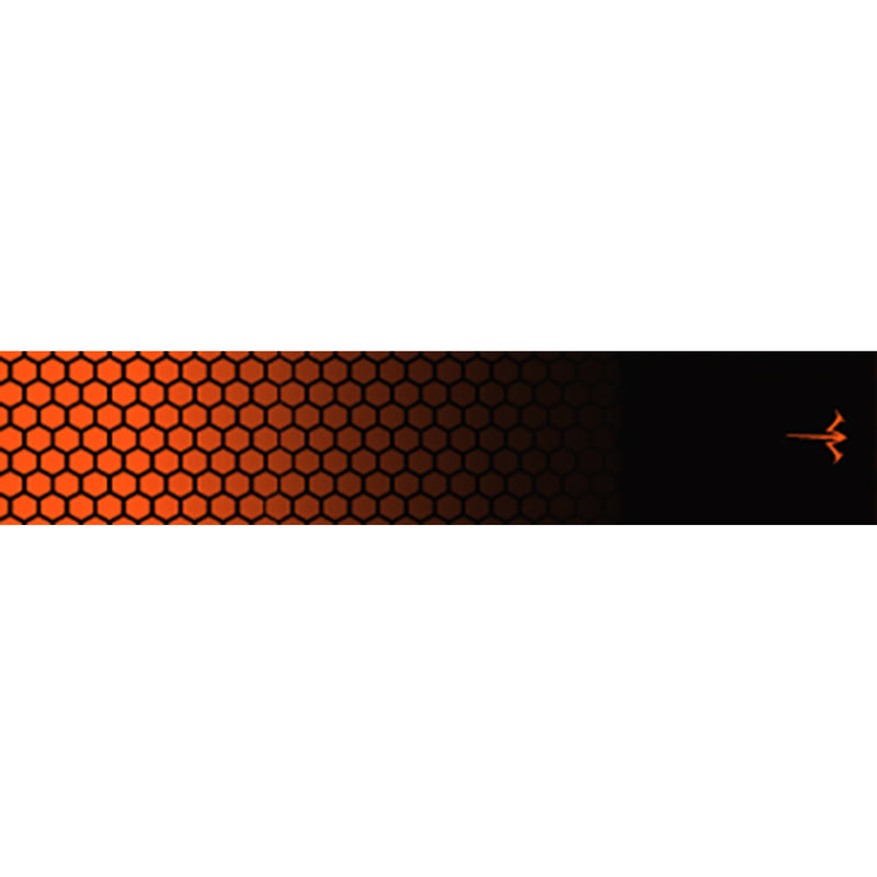 White Water Archery Honeycomb Fade Arrow Wraps Fade Orange 5 in. x 1.125 in. 15 pk.