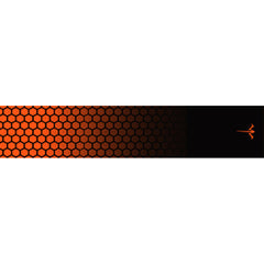 White Water Archery Honeycomb Fade Arrow Wraps Fade Orange 5 in. x 1.125 in. 15 pk.