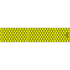 White Water Archery Honeycomb Fade Arrow Wraps Open Flo Yellow 5 in. x 1.125 in. 15 pk.