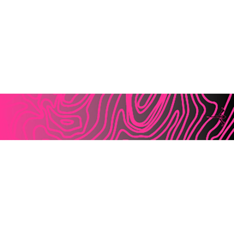 White Water Archery Topo Fade Arrow Wraps Hot Pink 5 in. x 1.125 in. 15 pk.