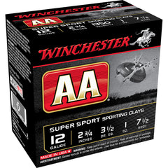 Winchester AA Sporting Clays Load 12 ga. 2.75 in. 1 oz. 7.5 Shot 25 rd.