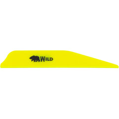 Bohning Wild Vanes 3 in. Neon Yellow 100 pk.