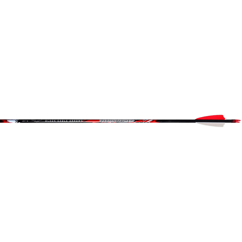 Black Eagle Rampage Arrows .003 400 2.5 in. Shield Cut 6 pk.