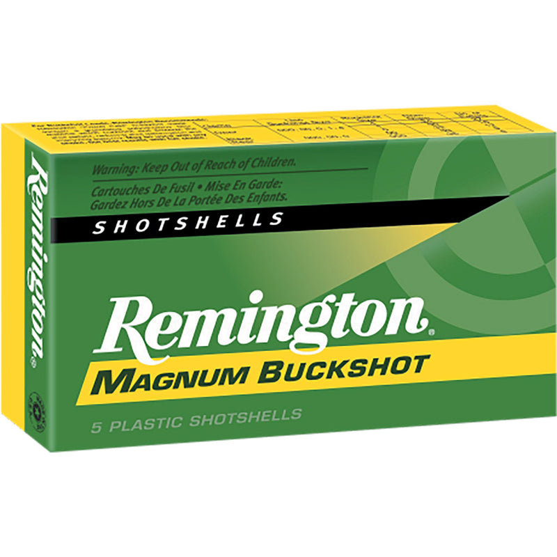 Remington Express Magnum Buffered Buckshot Loads 12 ga. 2.75 in. 12 Pellet 00 Buck Shot 5 rd.