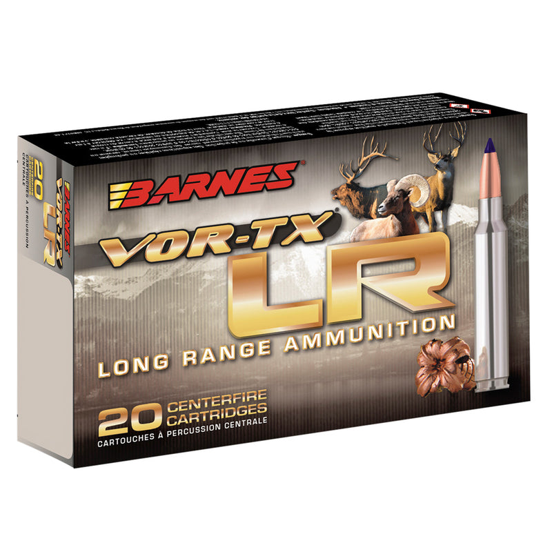 Barnes VOR-TX Long Range Rifle Ammo 30-06 Sprg. 175 gr. LRX Boat Tail 20 rd.