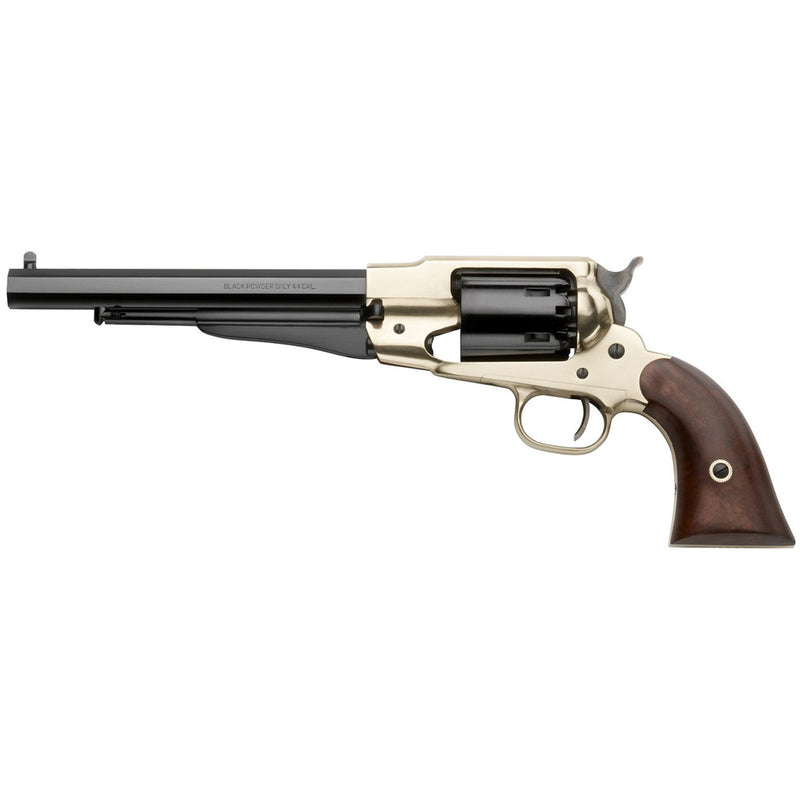 Pietta 1858 New Army Blackpowder Revolver .44 Cal 7.5 in. Brass Frame/Blued Brl&CYL+ CYL 6rd