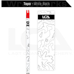 Last Chance WrapWorks Stock Topo   White/Black Precision Flex L-Series