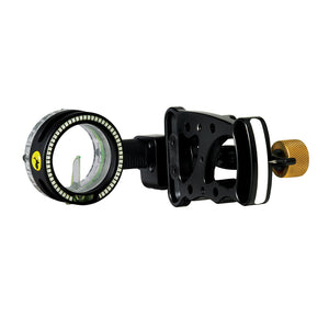 Trophy Ridge Drive Bow Sight Black 1 Pin .029 RH — Single-Pin Adjustable Hunting Sight