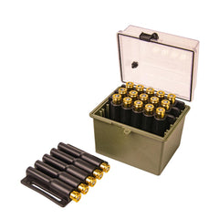 Berry's Mfg Safari Ammo Box 20rd Large Magnum Clear/Olive