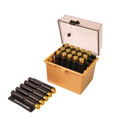 Berry's Mfg Safari Ammo Box 20rd Large Rifle Clear/Tan