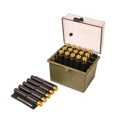 Berry's Mfg Safari Ammo Box 20rd Small Magnum Clear/Olive