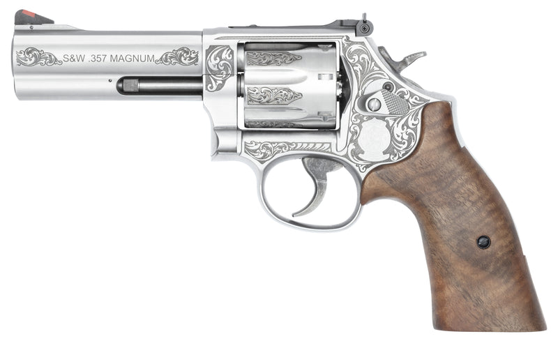 SW 686 PLUS 357MAG 4.13 ENGRAVED SS 7RD