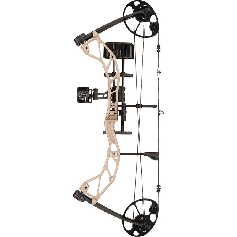 Diamond Archery Radian Compound Bow 305 fps 10-55 lbs RH Sandstone with Package