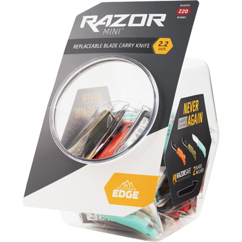 Outdoor Edge Razor Mini Fishbowl Display 2-1/5