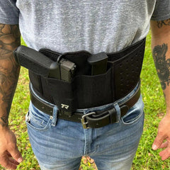 Rounded Belly Band Holster Belly Band Holster Black Medium