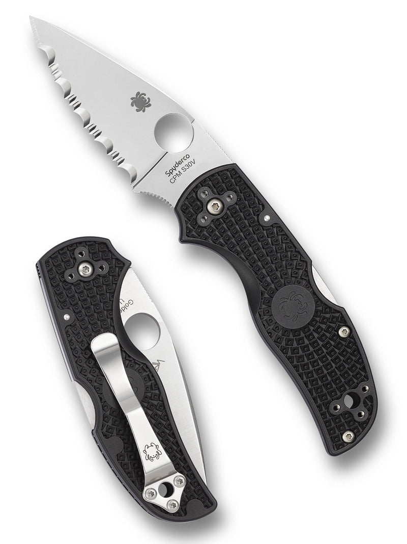 Spyderco Native 5 Lightweight Black FRN CPM-S30V Spyder Edge (C41SBK5)