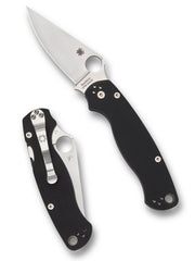 Spyderco Para Military 2 Black G-10 CPM-S45VN Plain Edge (C81GP2)