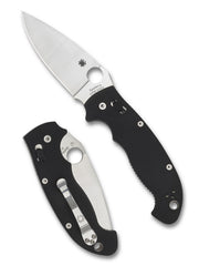 Spyderco Manix 2 XL Black G-10 CPM-S30V Plain Edge (C95GP2)