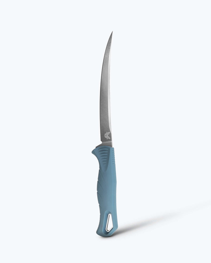 Benchmade 18030 Fishcrafter Fixed Blade CPM-MagnaCut Depth Blue Trailing Point